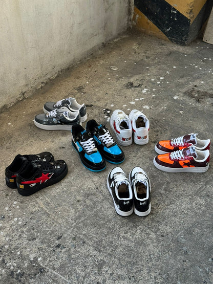 NIKE BAPE NEGRO AZUL