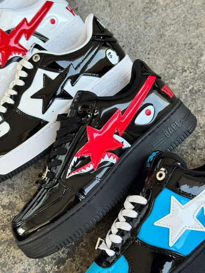NIKE BAPE NEGRO ROJO