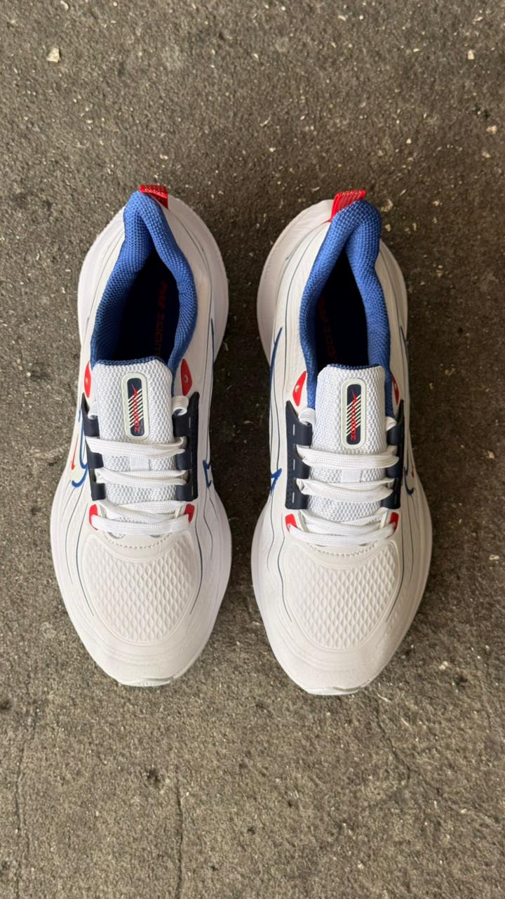 NIKE DOBLE CHULO BLANCO AZUL