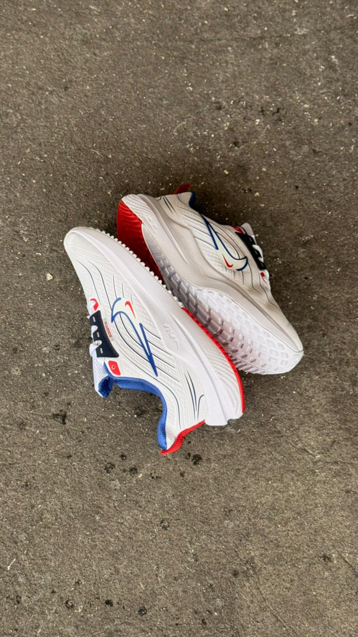 NIKE DOBLE CHULO BLANCO AZUL
