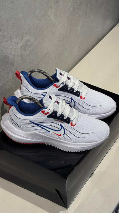 NIKE DOBLE CHULO BLANCO AZUL
