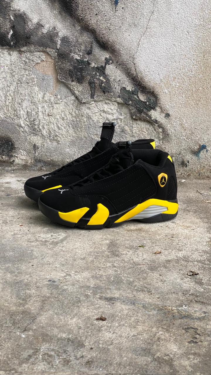 NIKE JORDAN RETRO 14 NEGRO AMARILLO