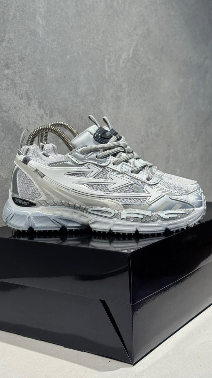 OFF WHITE 3 CHULO BLANCO PLATA