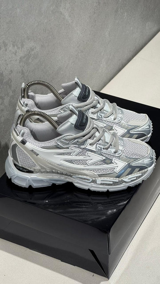 OFF WHITE 3 CHULO BLANCO PLATA