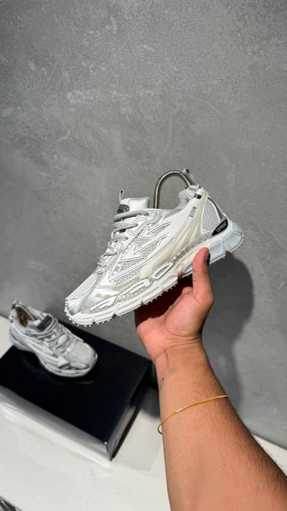 OFF WHITE 3 CHULO BLANCO PLATA