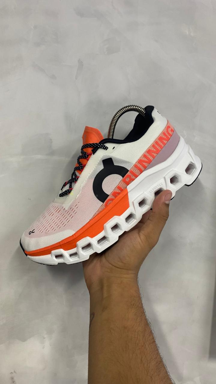 ON RUNNING BLANCO NARANJA