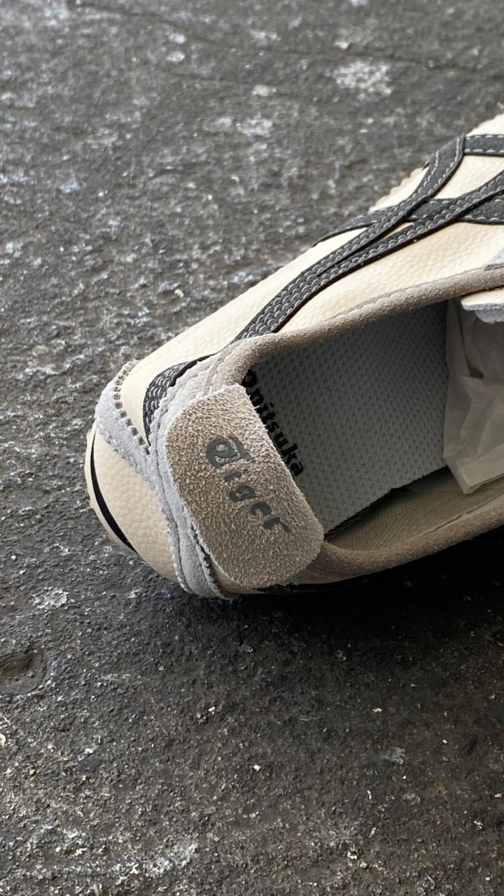 ONISUKA TIGER BEIGE  GRIS OSCURO