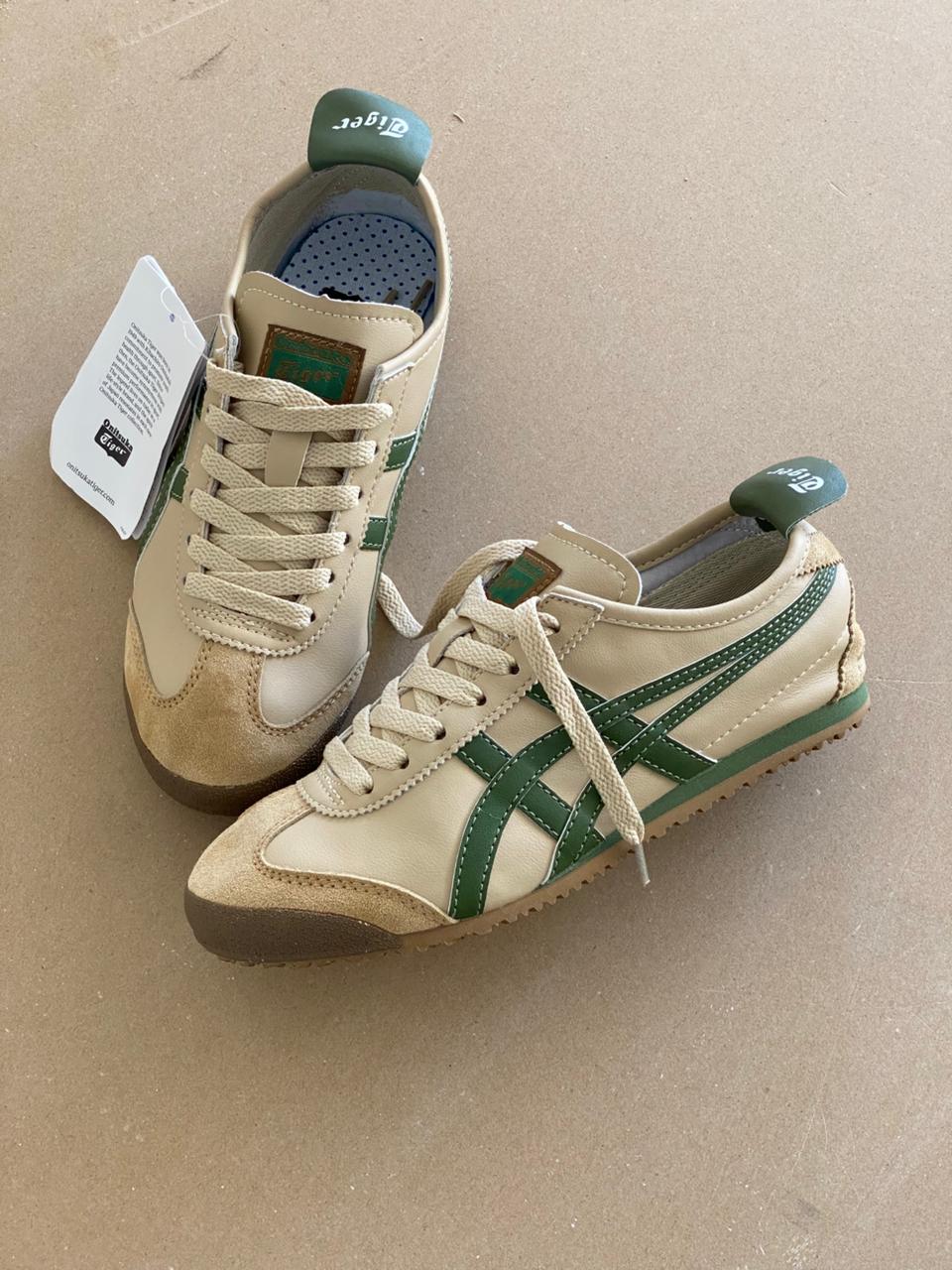 ONISUKA TIGER BEIGE VERDE