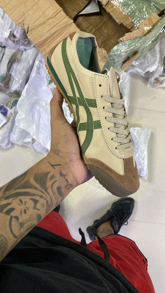 ONISUKA TIGER BEIGE VERDE CAFE