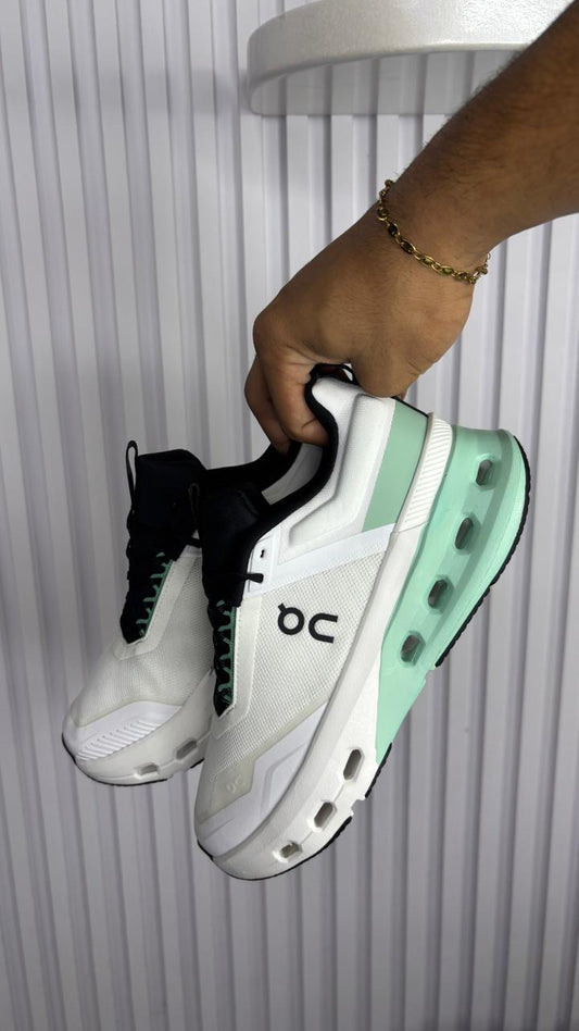 ON CLOUD BLANCO VERDE MENTA