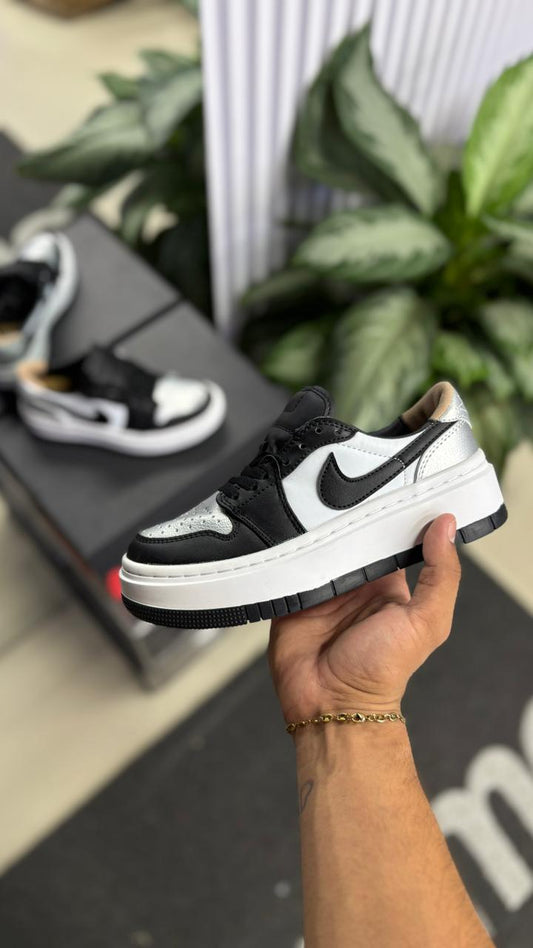 NIKE BLAZER PLATAFORMA LOW BLANCO NEGRO