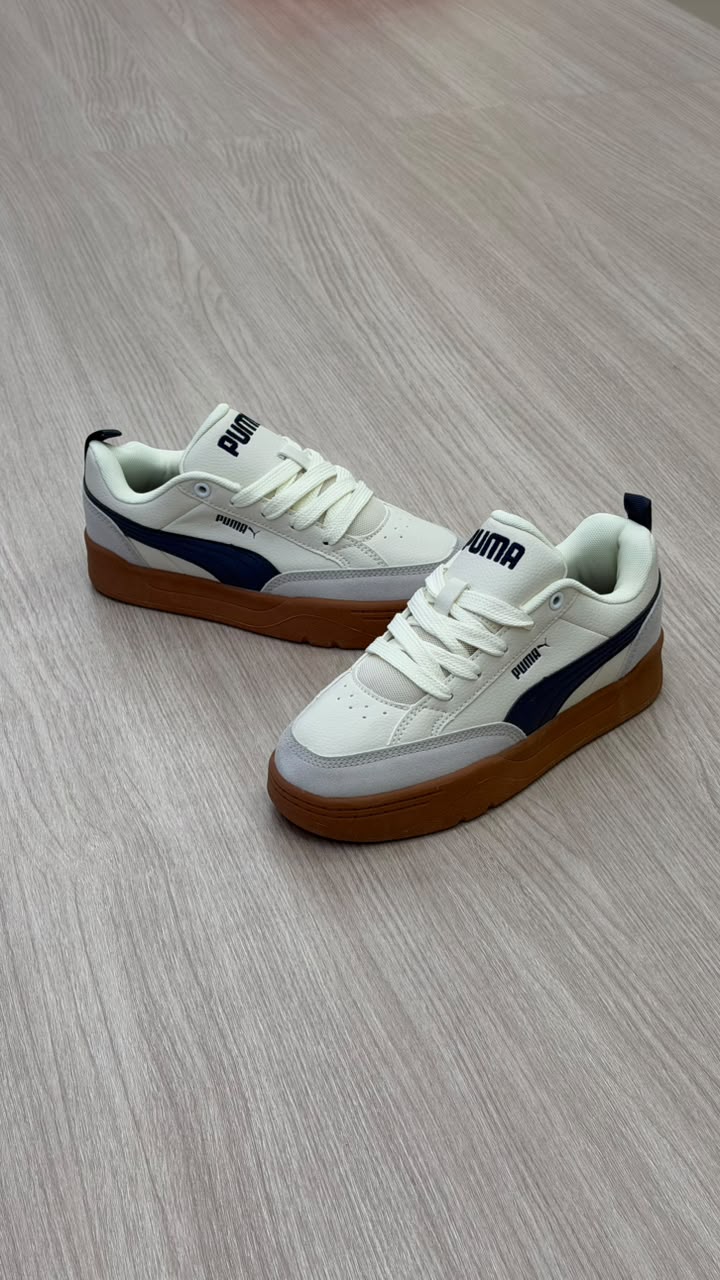 PUMA PARK BLANCO AZUL TURQUIS
