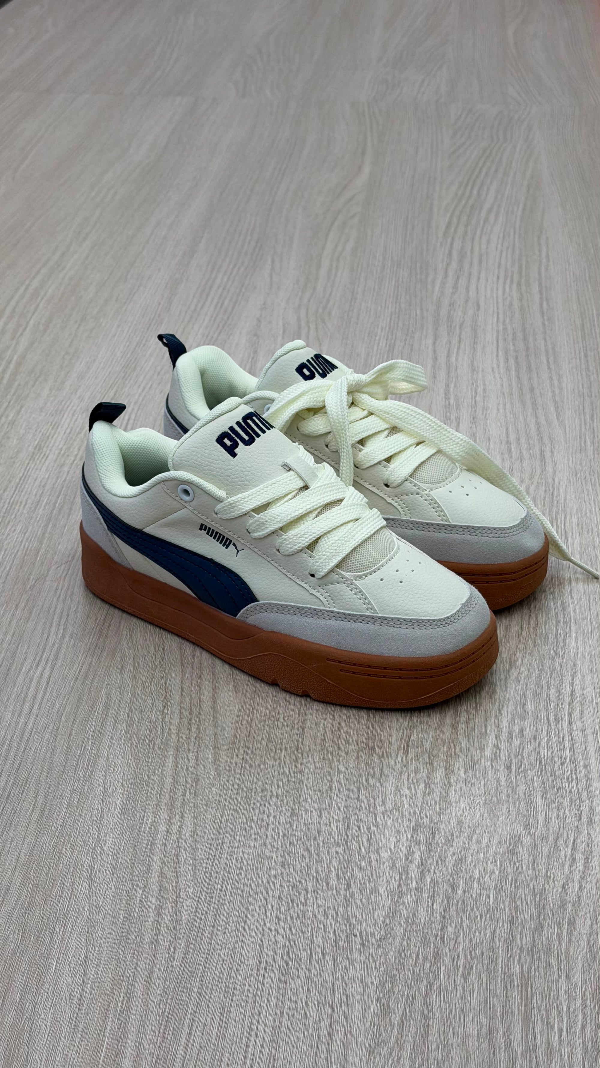 PUMA PARK BLANCO AZUL TURQUIS