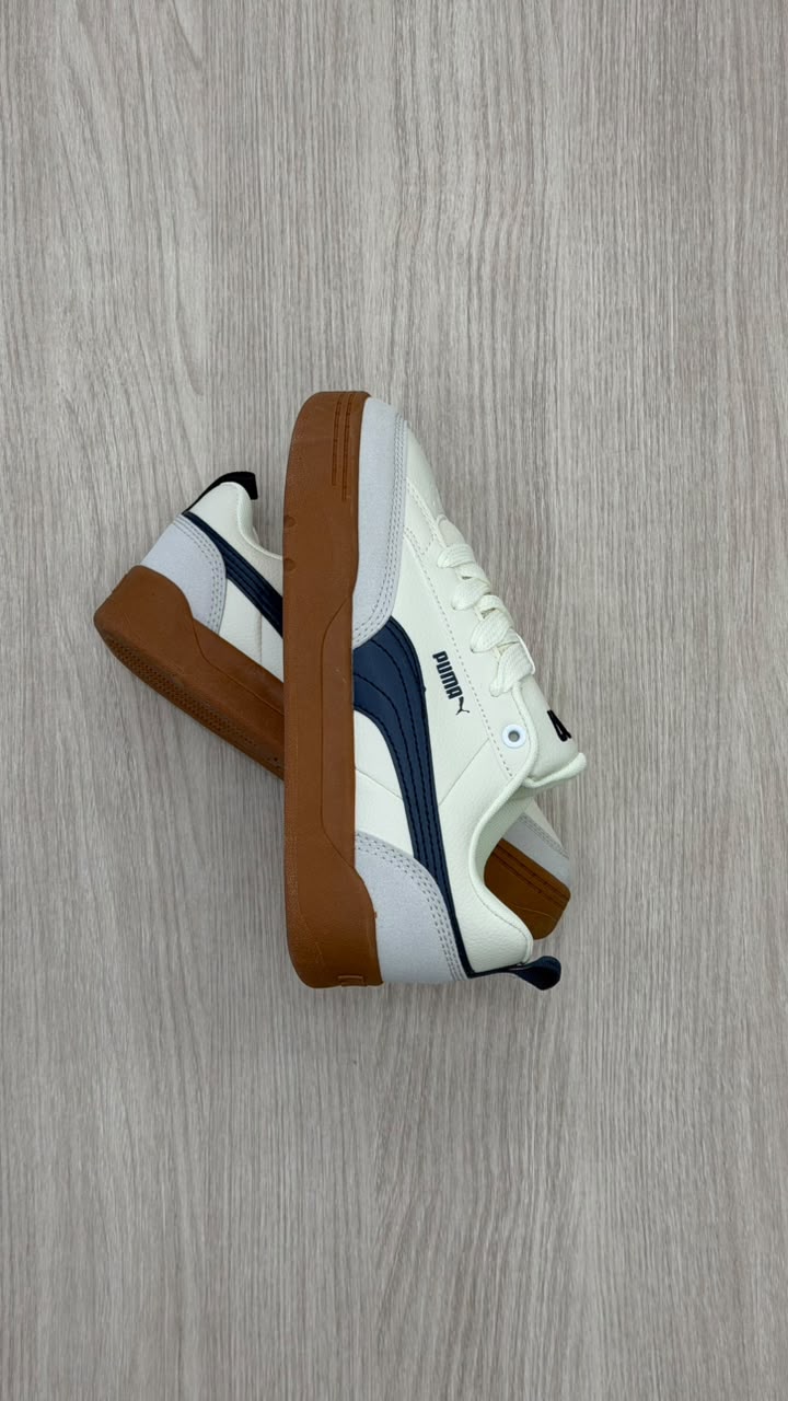 PUMA PARK BLANCO AZUL TURQUIS