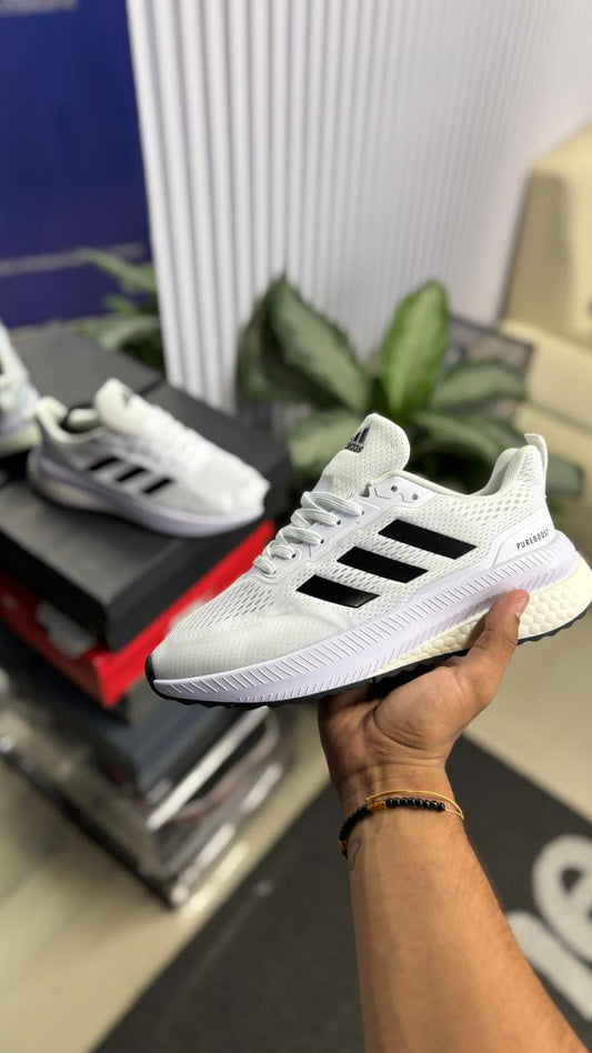 ADIDAS  PUREBOOST 2025 BLANCO NEGRO