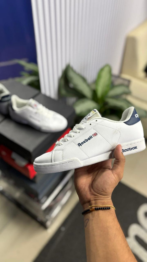 REBOOK CLASICO BLANCO AZUL