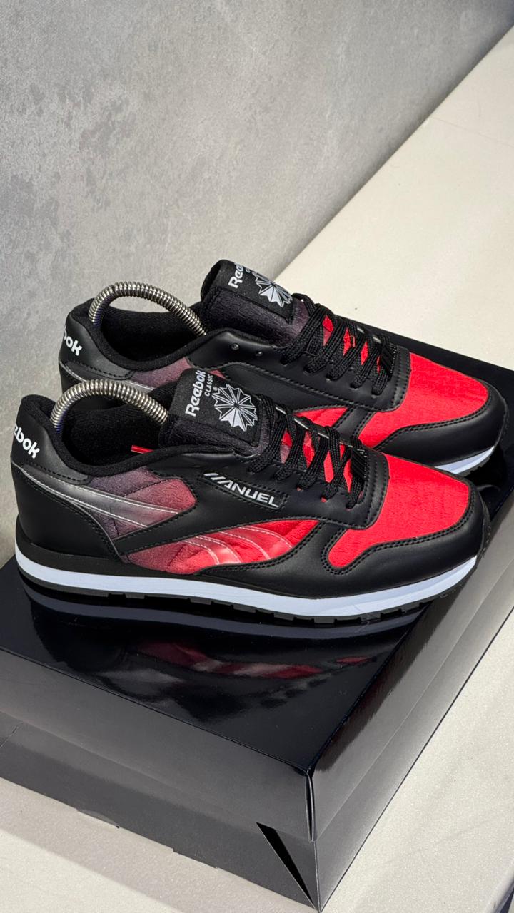 REBOOK ANUEL NEGRO ROJO