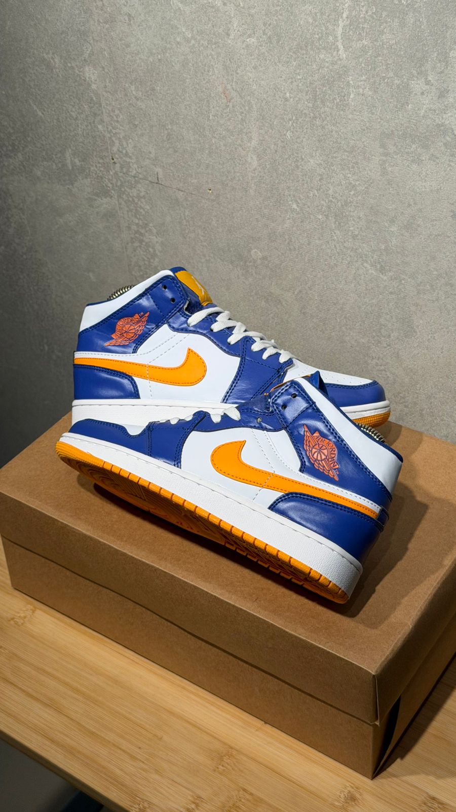 RETRO 1 BLANCO AZUL NARANJA PROMO MASTER