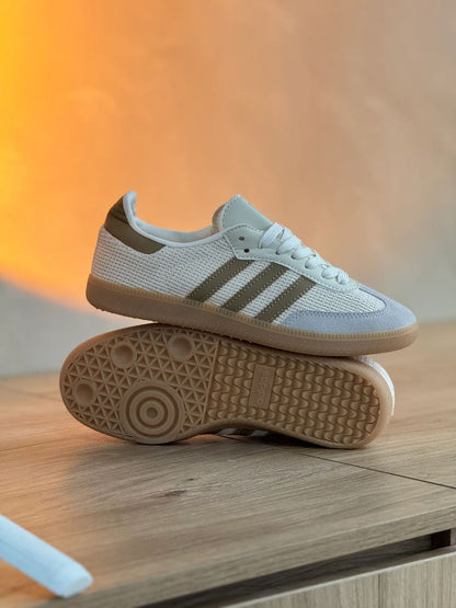 ADIDAS SAMBA BLANCO BEIGE TELA