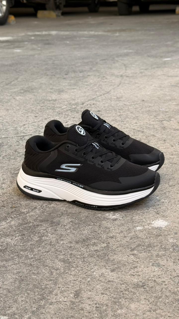 SKETCHERS HYPER NEGRO BLANCO