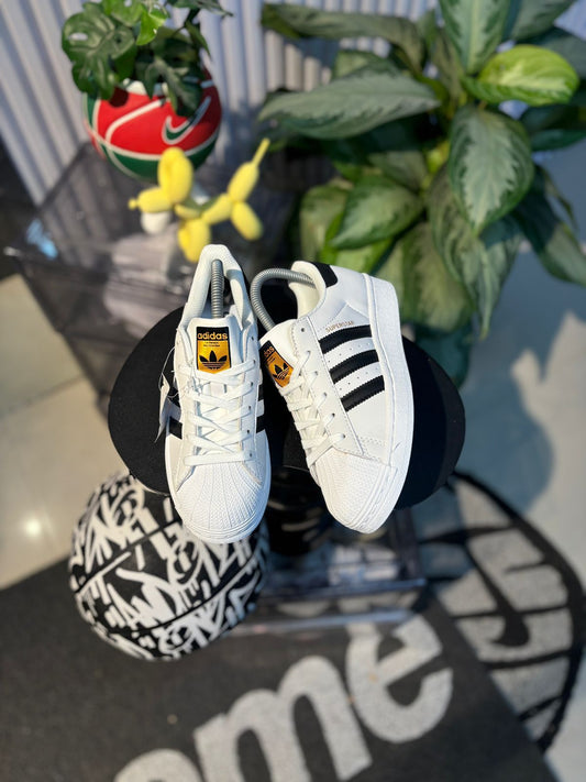 ADIDAS SUPER STAR CLASICO BLANCO NEGRO