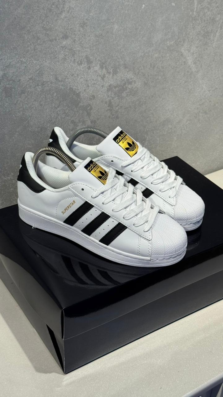 ADIDAS SUPER STAR CLASICO BLANCO NEGRO