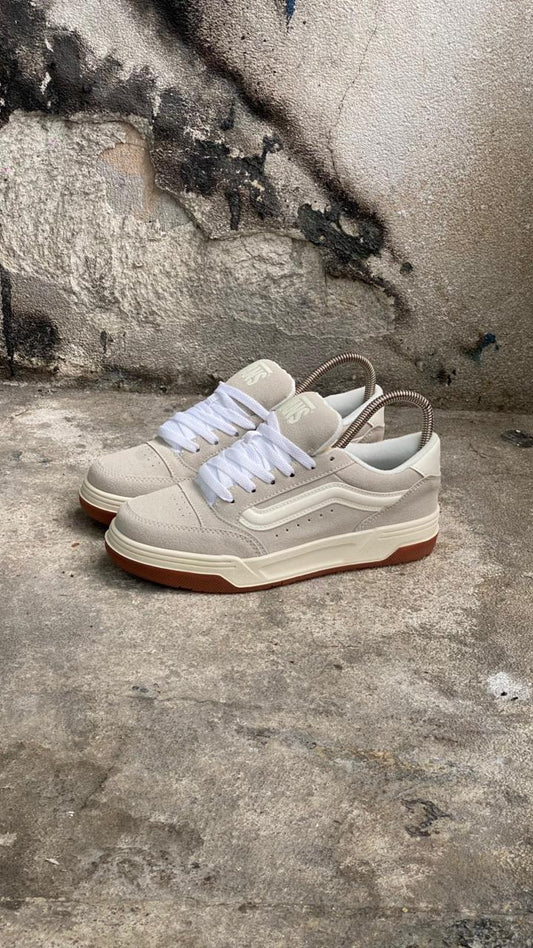 VANS SKATE BLANCO BEIGE CAFE