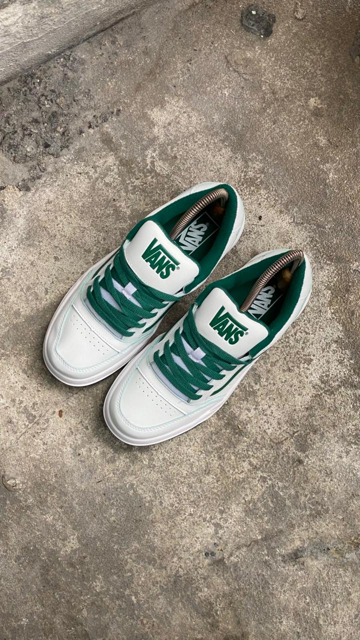 VANS SKATE BLANCO VERDE