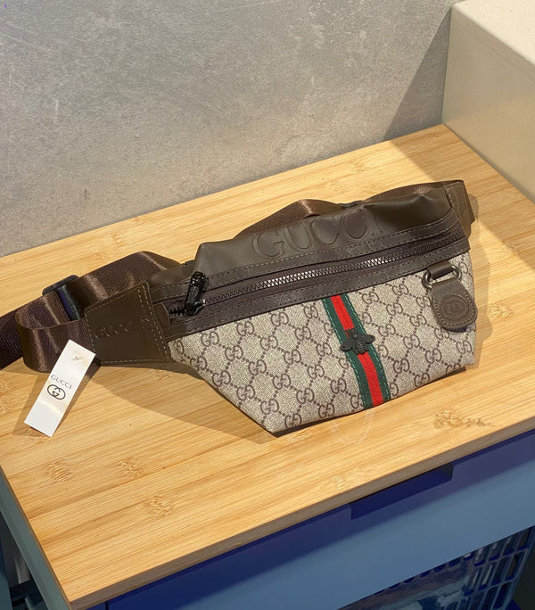 BOLSO CARRIEL CANGURO GUCCI LOGO