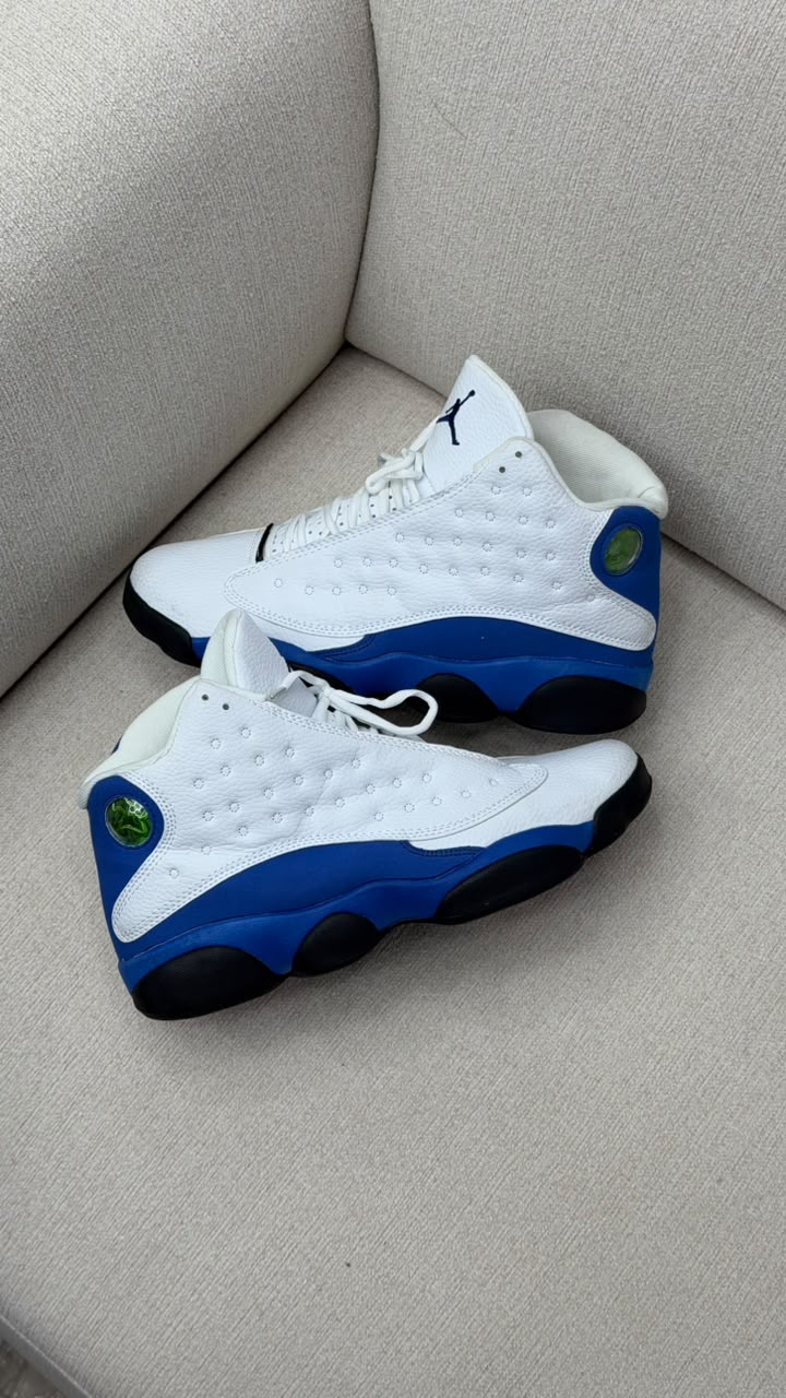 JORDAN RETRO 13 BLANCO AZUL PROMO