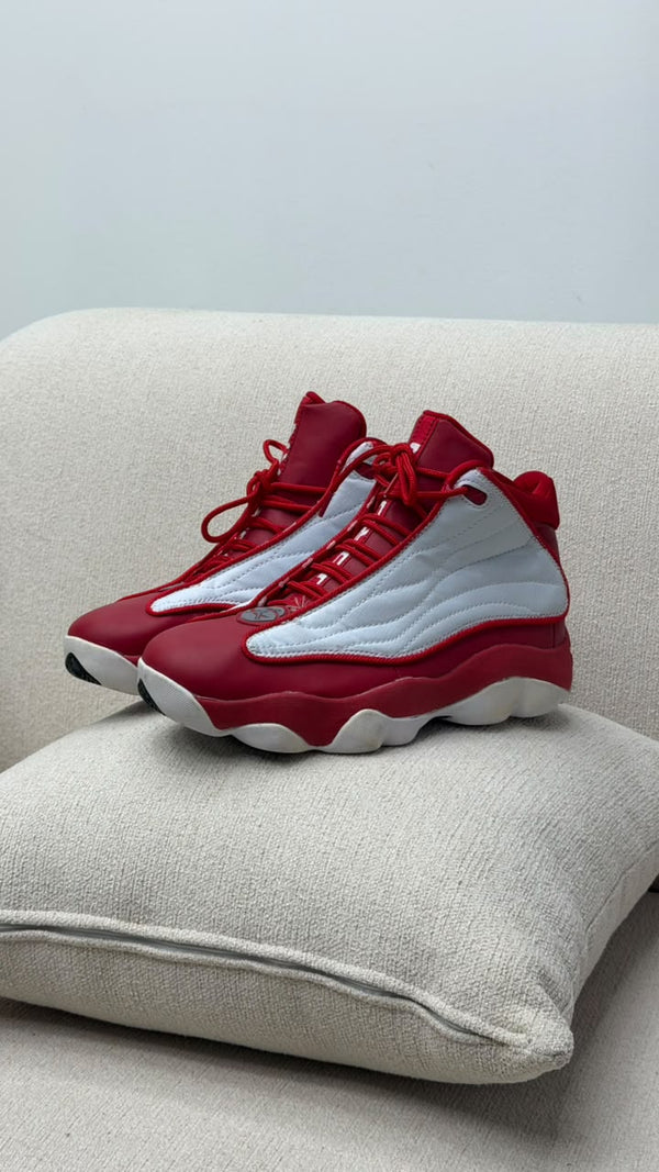 RETRO 13 BLANCO ROJA PROMO