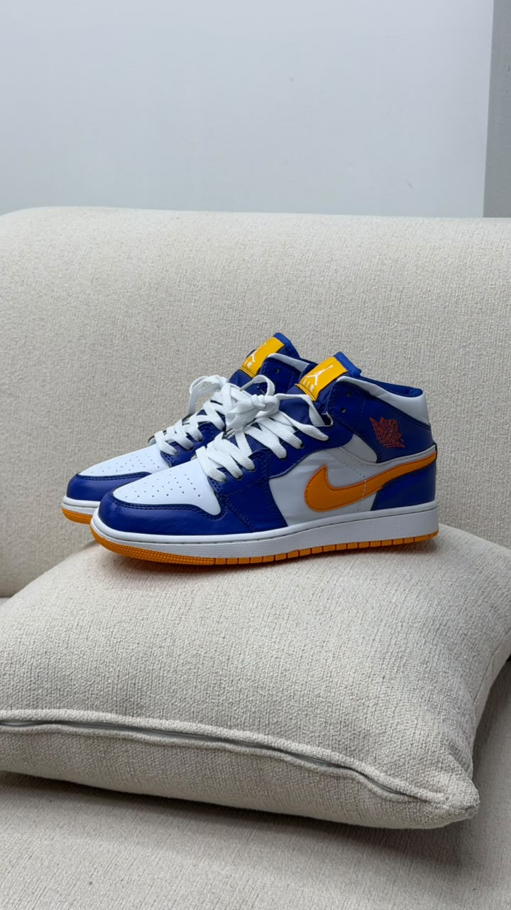 RETRO 1 BLANCO AZUL NARANJA PROMO MASTER