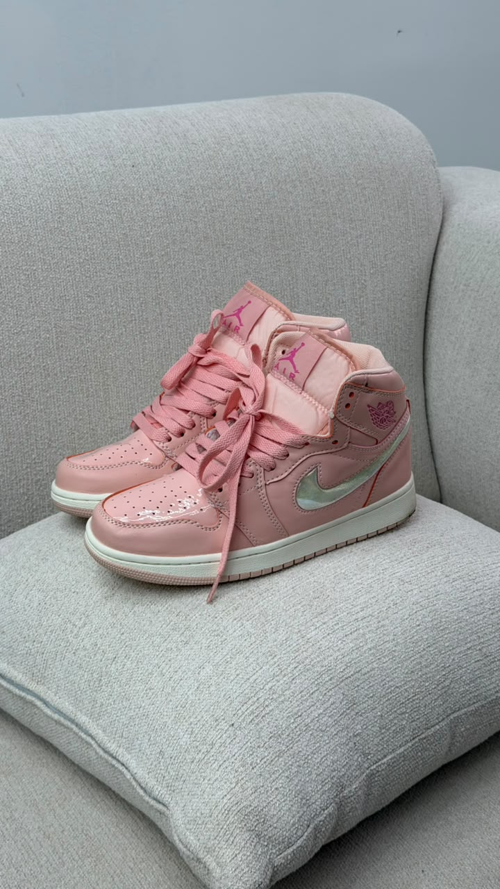 RETRO 1 ROSA SUELA BEIGE