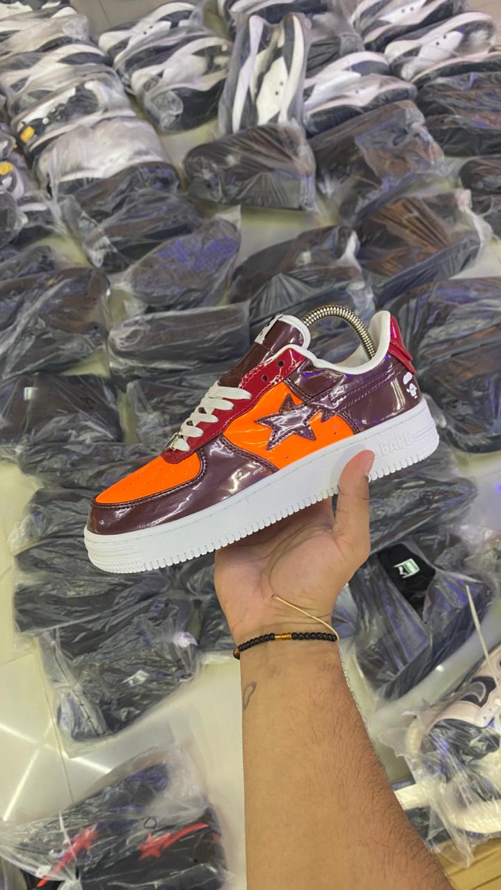 NIKE BAPE CAFE NARANJA