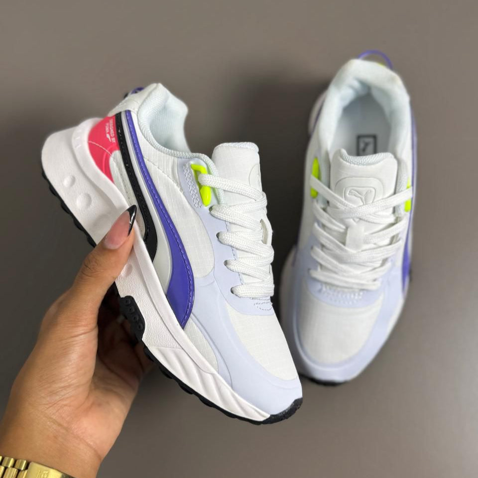 PUMA WILD RIDER NEYMAR - BLANCO VIOLETA (KIDS)