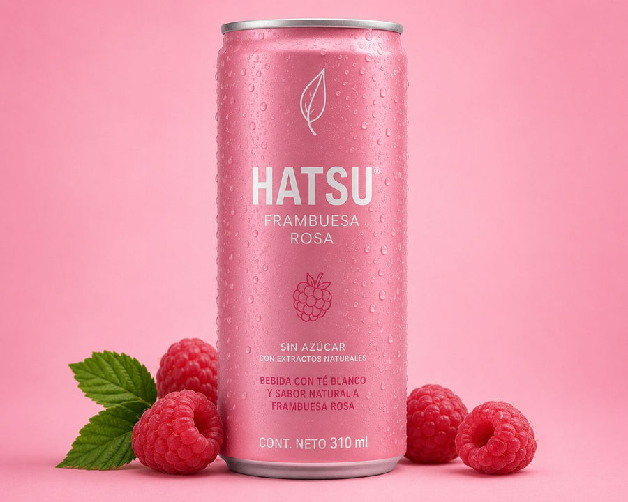 SODA HATSU FRAMBRUESA ROSAS (310ML)