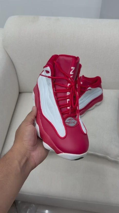 RETRO 13 BLANCO ROJA PROMO
