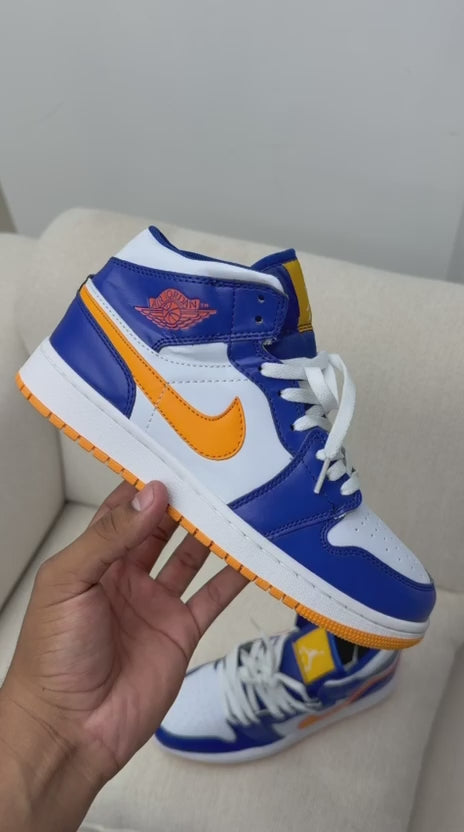 RETRO 1 BLANCO AZUL NARANJA PROMO MASTER