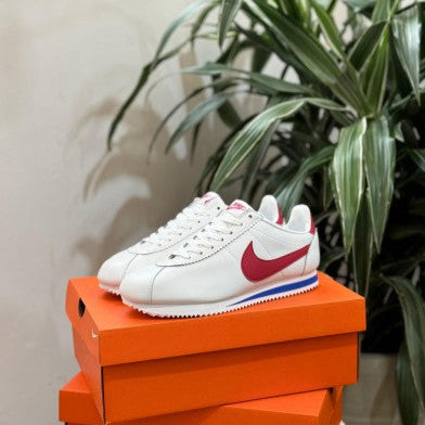 NIKE CORTEZ BALNCO ROJO